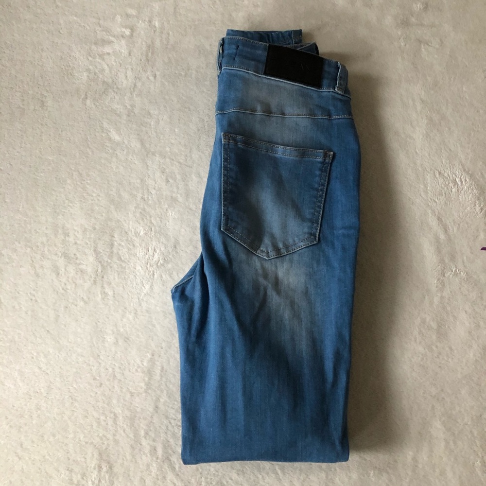 Women's Blue Skinny Jeans - Picture 6 of 10
